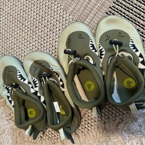 Two pair of boy’s water shoes